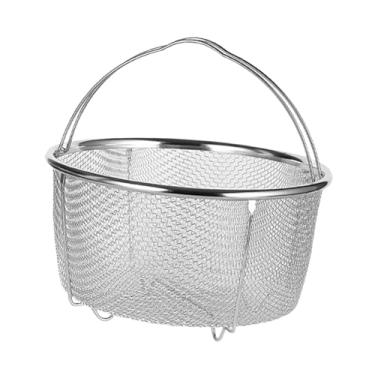 Imagem de Generic Cesta de vapor multifuncional, filtro de frutas e vegetais, cesta de drenagem multiuso, inserção de fogão para loja de alimentos, panela quente, 20cm