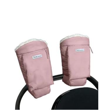 Imagem de Luvas Warmmuffs para carrinho de bebê 7AM Enfant – Luvas anticongelantes para guidão, repelente de água, aquecedor de mãos para clima frio, forro de pelúcia para carrinho de bebê | Acessórios para
