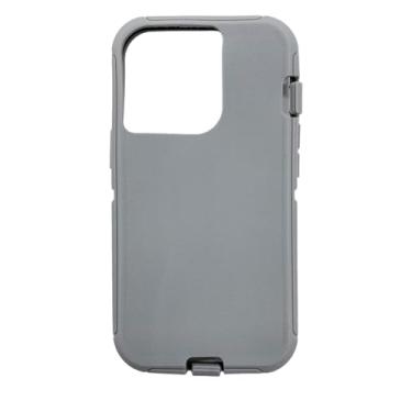 Imagem de Capa externa de borracha de substituição compatível com iPhone 14 Pro Max Otterbox Defender Series Case (cinza)