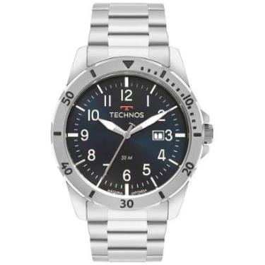 Imagem de Relógio Technos Masculino Militar Prata - 2115NBQ/1A 2115NBQ/1A-Masculino