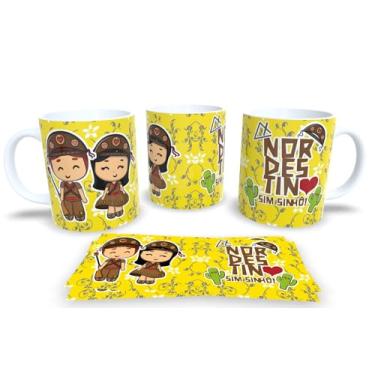 Imagem de Canecas Branca de Porcelana Personalizadas Nordestino (Mod.8)