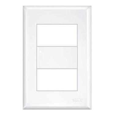 Imagem de Placa + Suporte 4x2 Evidence Para 2 Modulos Fame