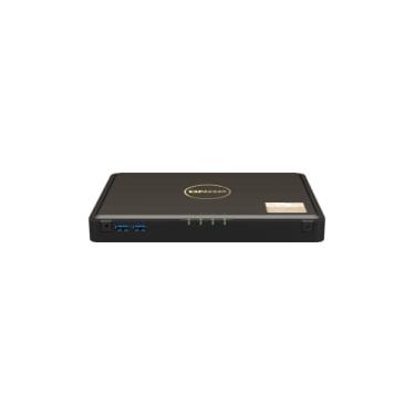 Imagem de QNAP TBS-464-8G-US 4 compartimentos M.2 NVMe SSD NASbook Intel Celeron N5105/N5095 CPU de 4 núcleos, memória DDR4 de 8 GB e conectividade de rede de 2,5 GbE (1G/100M/10M) (sem disco)