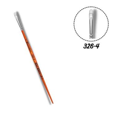 Imagem de Pincel Condor 326-04 Língua de Gato Sintético Cabo Curto