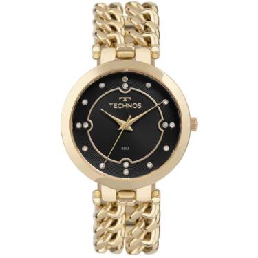 Imagem de Relógio Technos Feminino Elos Elegance Dourado Original Novo 2035MZM/1
