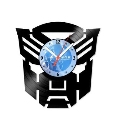 Imagem de Relógio De Parede Disco Vinil Diversos - Robô Transformer - VDI-017 - 