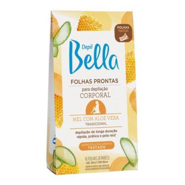Imagem de Folhas Prontas para Depilação Corporal 16 Unid - Depil Bella
