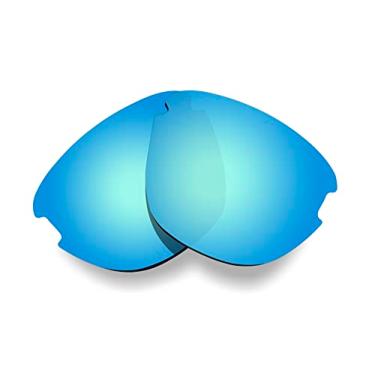 Imagem de Littlebird4 Lentes polarizadas de substituição de 1,5 mm para óculos de sol Oakley Frogskins Lite OO9374 - Multiopções (espelhado azul gelo)