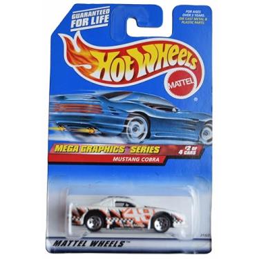 Imagem de Hot Wheels Mustang Cobra, Mega Graphics Series 2/4 [White]