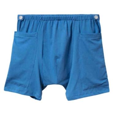 Imagem de DURASIKO Calça feminina para urina, shorts de cateter, calça para cuidados com incontinência, bolsa de drenagem de urina, design de bolso duplo, roupas de cuidados para mulheres incontinentes