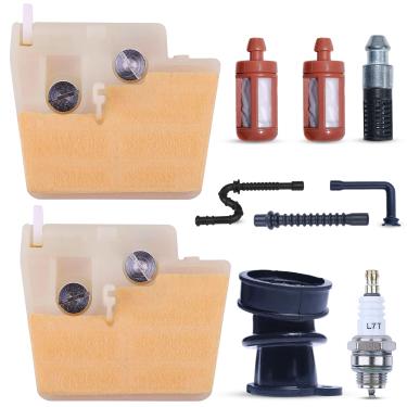 Imagem de Atunee Filtro de ar para motosserra STIHL 024 026 MS240 MS260 MS260C com filtro de óleo/combustível para peças de motosserra STIHL MS260 MS261 MS361 MS440 MS441 com mangueira de combustível do coletor
