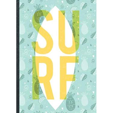 Imagem de Surf: liniertes Notizbuch für Surfer • Notizheft im A4-Format, 120 Seiten, Soft Cover • Original by Goldesel • Lined Notebook • Perfekt als Schulheft, Übungsheft, Vokabelheft, Schreibheft!