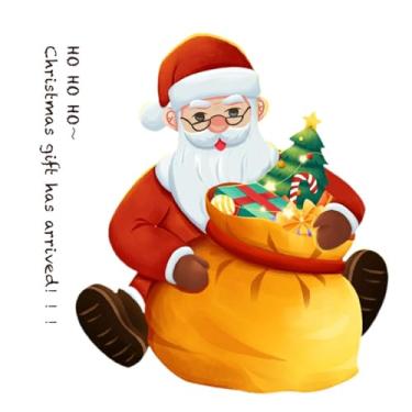 Imagem de Bothyi Adesivo de banheiro, adesivo de janela de Natal, adesivo de parede de Natal para quarto de criança, decoração de casa, Style D