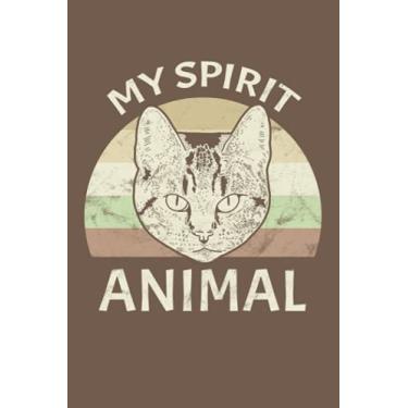 Imagem de Katze – Mein Spirit Animal: Notizbuch (120 Seiten, 15x23cm, gepunktet) Dotted Bullet Grid Tagebuch Journal