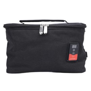 Imagem de Bolsa Aquecedora de Mamadeira para Carro Portátil, Bolsa Aquecedora de Alimentos USB Com Temperatura Ajustável Com Tela Digital Bolsa de Leite Materno Isolada Multifuncional