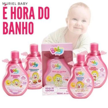 Imagem de Kit Maternidade Para Bebê Infantil MENINA Baby Muriel 100ml PRESENTE S
