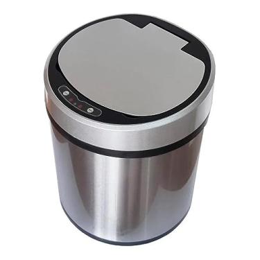 Imagem de Lixeira Inox Automática 6 Litros Com Sensor De Presença Luxo