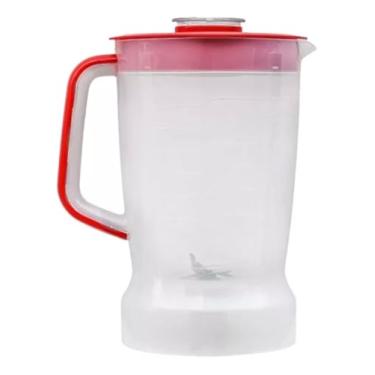 Imagem de Copo Serve P/liquidificador Mondial L 850-L900 Translúcido C/Tampa (TAMPA VERMELHA)