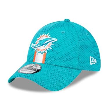 Imagem de New Era Boné masculino Aqua Miami Dolphins 2024 Sideline 39THIRTY Flex