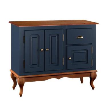 Imagem de Gabinete para Banheiro 3 Portas 1 Gaveta com Pés Luiz XV Dália 3066 - 