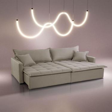 Imagem de Sofá Cama Flora 02 Módulos de 120cm Br 15cm Meu Sofá Online, B002 VELU