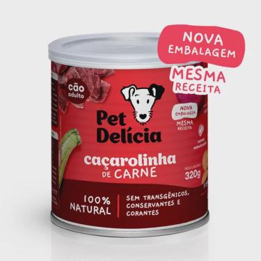 Imagem de Racao Umida Pet Delicia Caes Cacarolinha de Carne - 320g