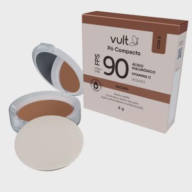 Imagem de Pó compacto vult fps 90 cor 5 escuro 6G