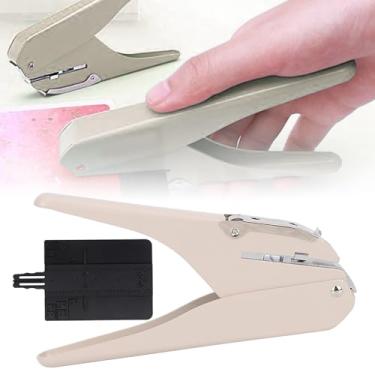 Imagem de Furador de Cogumelo, 6 Folhas de Papel A4, Furador Em Formato de Cogumelo, PARA NOTAR Páginas de Folhas Soltas, Coletor de Chips, Com Régua, PARA Escolas de Escritórios (Róseo)