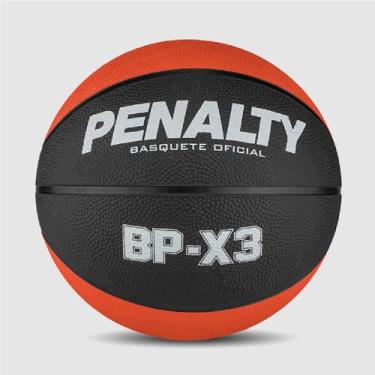 Imagem de Bola De Basquete Penalty BP-X3 XXIV, 7, Marrom, Preto