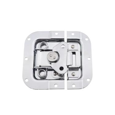 Imagem de ZQIY 2 peças Silver Spring Loaded Heavy Duty Recessed Cam de aço inoxidável 12 mm Borboleta Twistlocks Aviation Box Hardware Acessórios para Road Case e equipamento de áudio