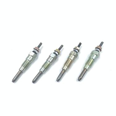 Imagem de ZDTOPA 4 peças 12V vela incandescente 11065-T8200 11065-T8202 PN-128 compatível com motor SD25 Nissan CF02 H01 H02 motor diesel 2.5L 2488ccm 8 válvulas empilhadeira