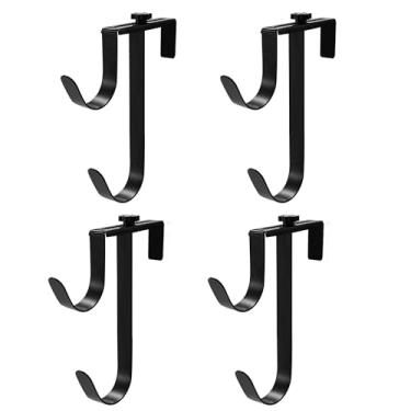 Imagem de Zhitaoxun Gancho de poste de piscina de alumínio ajustável, ganchos de cerca de piscina para postes de piscina, ganchos resistentes para mangueira de piscina, acessórios de escumadeira de piscina (4