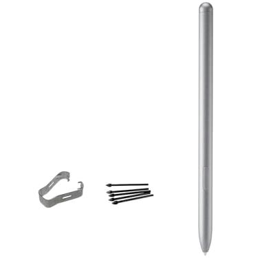 Imagem de Caneta de substituição para Galaxy Tab S10 FE S para Samsung Galaxy Tab S10 FE + 5 pontas grátis para Samsung Galaxy Tab S10 FE Plus Stylus Pen (prata)