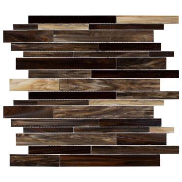 Imagem de Pastilha De Vidro Caravaggio 34,9 X 34,9cm Marrom/bege