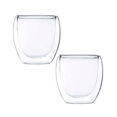 Imagem de 2 Copos Com Parede Dupla Blend Em Vidro 250ml Maxwell & Williams