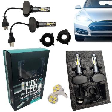 Imagem de Kit Lâmpada Ultra Led 55w 12v-24v 6k 8200 Lumens Encaixe H4