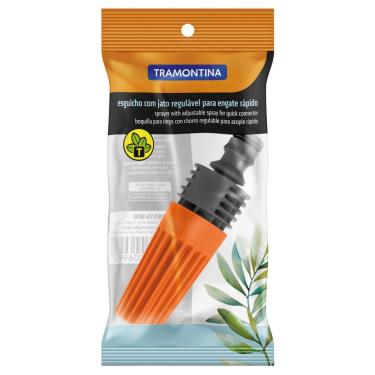 Imagem de Kit 12 Esguicho Engate Rapido Plastico Tramontina