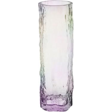 Imagem de Vaso Decorativo Enfeite Casa Tronco Home&co Vidro 30x10x10cm Transparente
