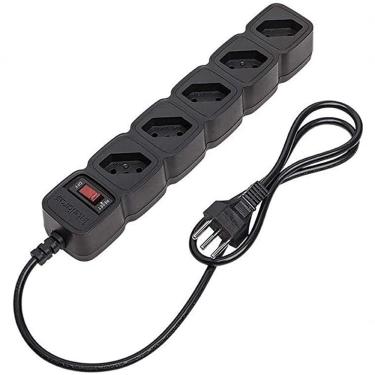 Imagem de Filtro De Linha Com 5 Tomadas Epe 205 Pt Nseries X