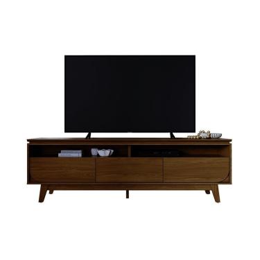 Imagem de Rack Para Tvs Até 75 Pol Selene 62,5x200x36 Cm Cumaru