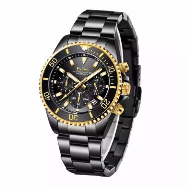 Imagem de Relógio Masculino Biden 0163g Prova D´água Aço Inoxidável 9