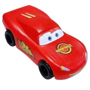 Imagem de Carro Relâmpago Cars Mcqueen Plástico Tamanho Grande - Carrinho Macqueen Carros Vermelho Grande Menino - Plástico - PANAMI