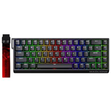 Imagem de BOYI Teclado Gamer Mad68 Com Gatilho Rápido E Interruptor Magnético, Efeito Hall, Atuaç...