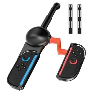 Imagem de FANPL Fishing Rod for Nintendo Switch 2 Joy Con Controller, Fishing Game Handle Grip Accessories for Switch Legendary Fishing & Fishing Star World Tour & Bass Pro Shops, Enhance Gaming Experience