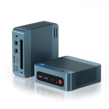 Imagem de BOSGAME Mini PC P2 Neo, Intel 12th Core i5 12450H (8C/12T, até 4,4GHz), 16GB DDR4 RAM e 512GB PCIe SSD Mini Desktop, WiFi 6E, BT5.2, USB3.2/Dual 2.5G LAN