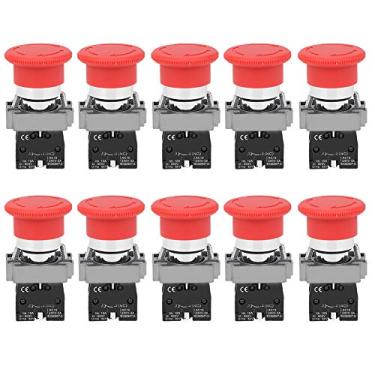 Imagem de 10Pcs BERM@ Button Switch Emergency Stop Equipment Alloy Silver Contacts BEM‑XB2‑01ZS 240V, Retardant Material, High Temperature, High Insulation Voltage, Widely Used in