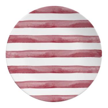 Imagem de Conjunto com 6 Pratos Raso Coup Pink Trace Ø29cm - Alleanza Cerâmica