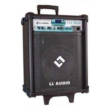 Imagem de Caixa de Som Amplificada Multiuso Stone 250 com microfone e carrinho d