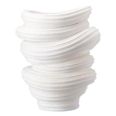 Imagem de Vaso Decorativo Sala Planta Branco Poli-Resina Rafimex