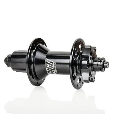 Imagem de Enjcyling KOOZER XM460 Boost MTB cubo traseiro, 28 furos, som de 72 cliques, 6 pawls 30 cubos de rolamento de freio a disco de aço cromado HG 10 x 141 mm compatível com Shimano MTB 8-11S e SRAM PG 8-12S